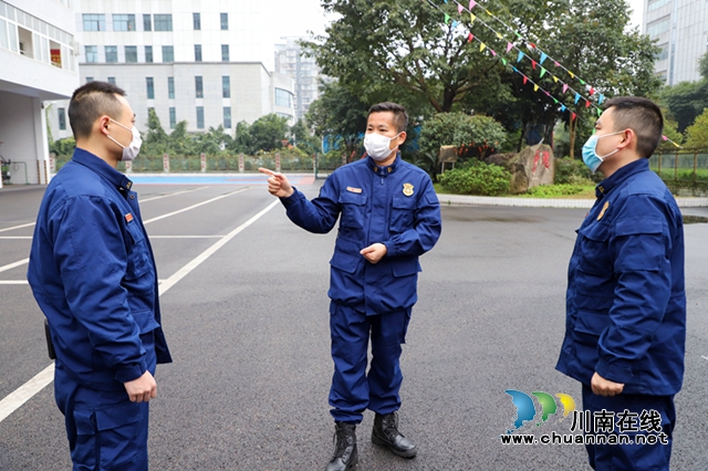 瀘州消防救援支隊(duì)舉全力做好疫情防控工作(圖21)