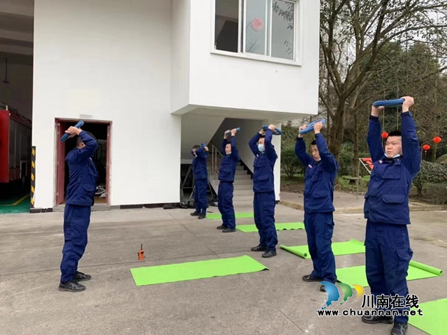 瀘州消防救援支隊(duì)舉全力做好疫情防控工作(圖19)