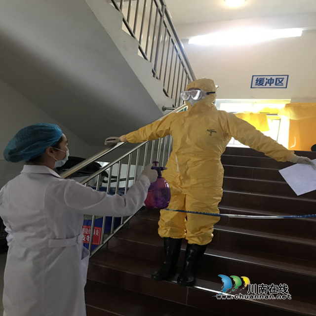 納溪疾控女巾幗，留觀消殺無膽怯(圖2)