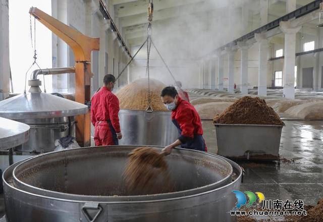 江陽區(qū)第一家區(qū)屬酒類企業(yè)復工復產(chǎn)(圖2)