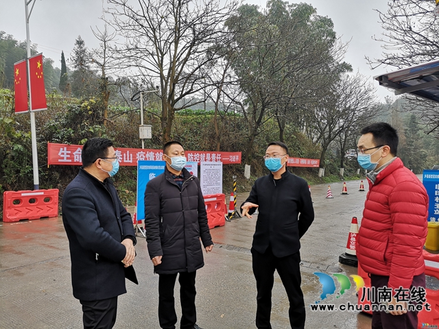 才下雪域高原就上防疫一線！瀘縣援藏干部當好疫情防控的“守門員”