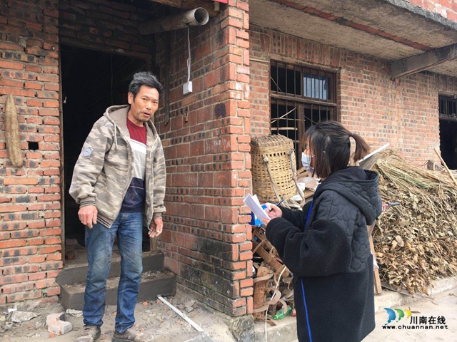 瀘縣海潮鎮(zhèn)：戶戶到家、人人見面，扎實開展摸排工作(圖1)