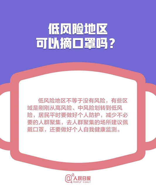 低風(fēng)險(xiǎn)地區(qū)可以摘口罩了嗎？關(guān)于口罩的10個(gè)最新問題全講清(圖2)