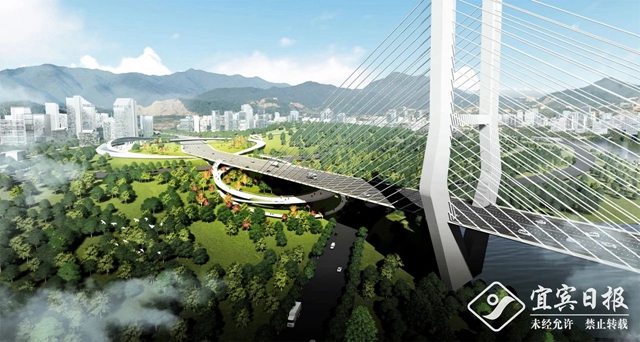 美！宜賓長江大橋北橋頭景觀提升概念方案出爐