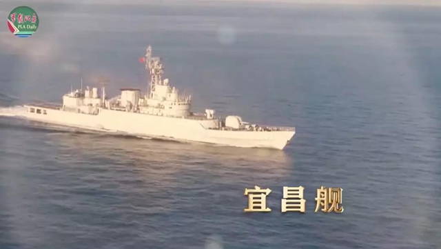 海軍九艘“湖北籍”艦艇集體出鏡：你為我命名，我為你加油！(圖5)
