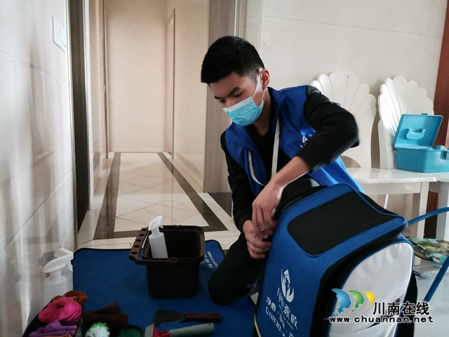 你守護(hù)大家我服務(wù)你家！瀘縣把家政溫馨送給抗疫白衣戰(zhàn)士(圖2)