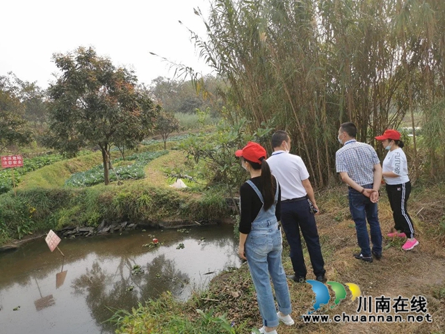 江陽區(qū)茜草街道沙坪社區(qū)開展汛前涉水安全排查整治工作(圖1)
