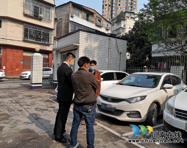 納溪法院“雙令”齊發(fā)，被執(zhí)行人聞令“攜車到案”(圖2)