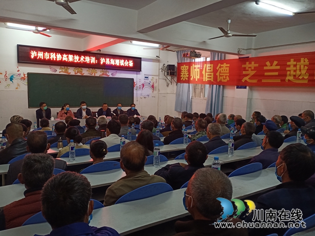 瀘州市科協(xié)到瀘縣海潮鎮(zhèn)開展高粱技術培訓(圖2)