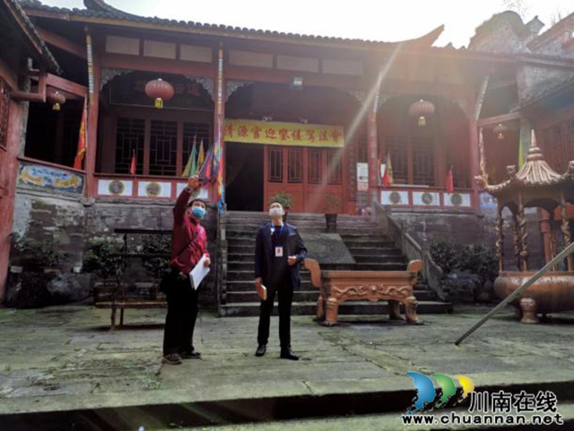 合江白鹿鎮(zhèn)積極行動(dòng)：保護(hù)中華民族傳統(tǒng)文物，保障宗教活動(dòng)場(chǎng)所安全(圖2)
