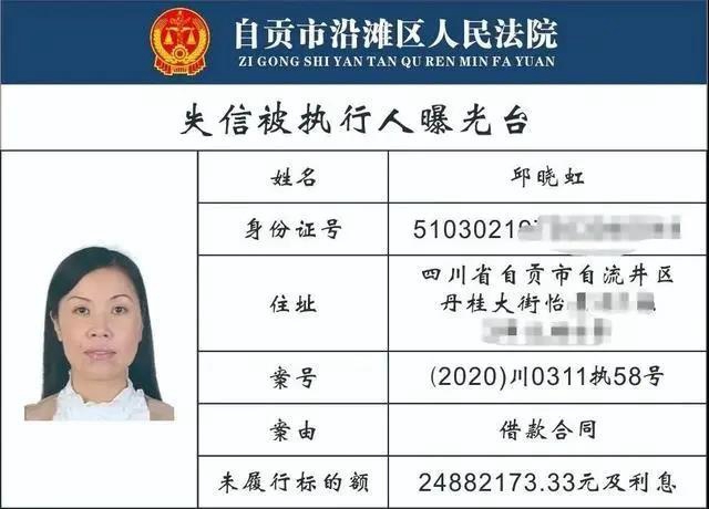 自貢一大批“老賴”名單曝光！有你認識的沒?(圖6)