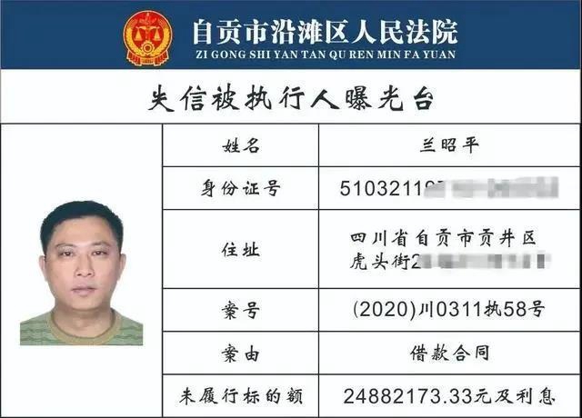 自貢一大批“老賴”名單曝光！有你認識的沒?(圖7)