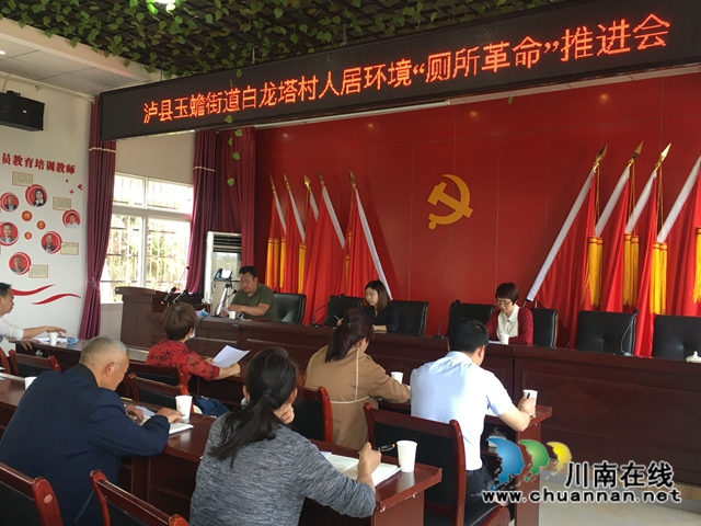 瀘縣玉蟾街道開展人居環(huán)境整治“廁所革命”推進(jìn)會(huì)(圖2)