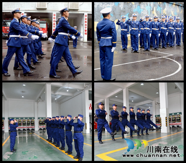 以賽促訓(xùn)爭先創(chuàng)優(yōu) 瀘州消防舉行第二次隊(duì)列會(huì)操(圖4)