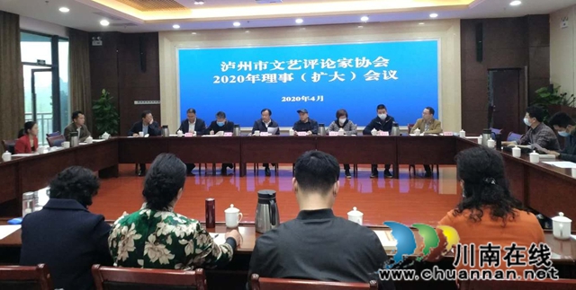 瀘州市文藝評論家協會召開2020年理事（擴大）會議(圖4)