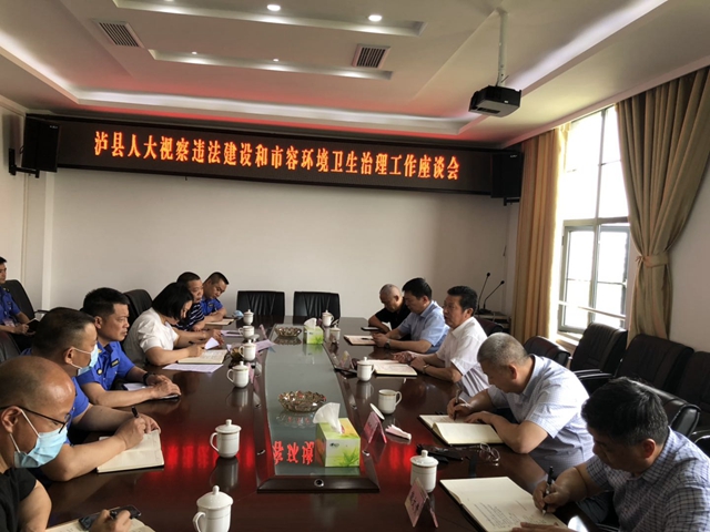 顏習(xí)林率隊(duì)視察瀘縣違法建設(shè)和市容環(huán)境衛(wèi)生治理工作(圖2)