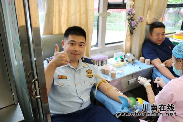 瀘州消防無償獻血：以愛的名義抗擊疫情，以愛的行動為健康護航(圖6)