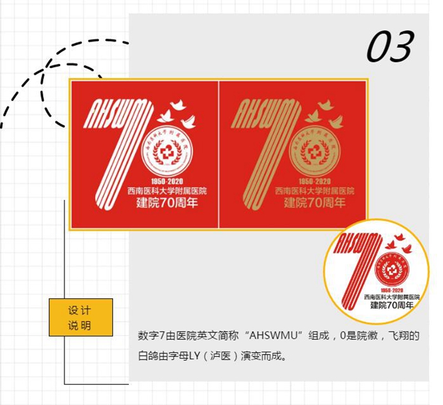 西南醫(yī)大附院70周年院慶logo，由你來定！(圖3)