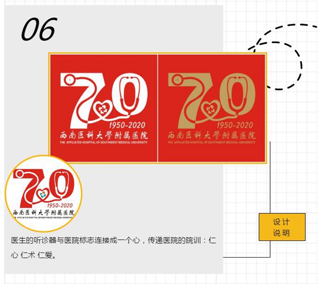 西南醫(yī)大附院70周年院慶logo，由你來定！(圖6)