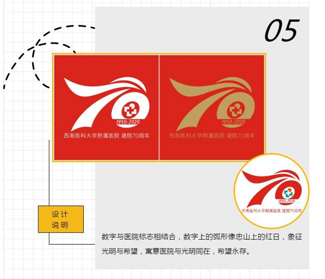 西南醫(yī)大附院70周年院慶logo，由你來定！(圖5)