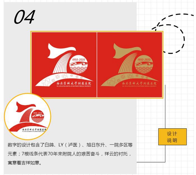西南醫(yī)大附院70周年院慶logo，由你來定！(圖4)