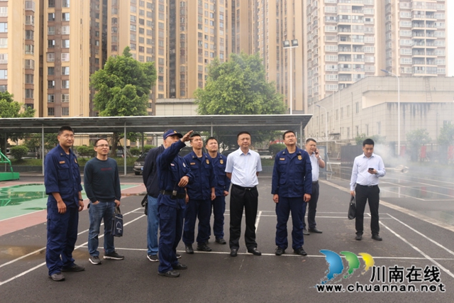 王曉謙率隊(duì)調(diào)研合江縣消防救援大隊(duì)建設(shè)工作(圖1)