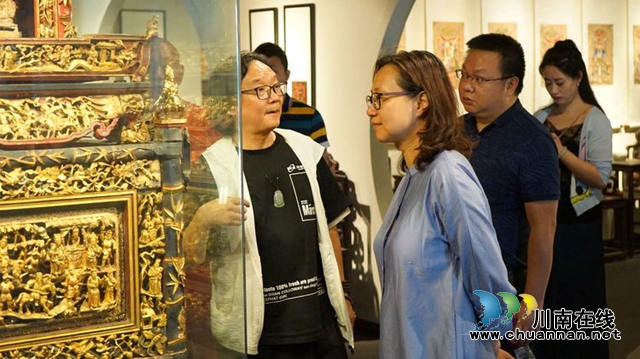 江陽區(qū)委常委李紅梅：為楠域奇緣博藏館的發(fā)展群策群力更有作為！?(圖2)