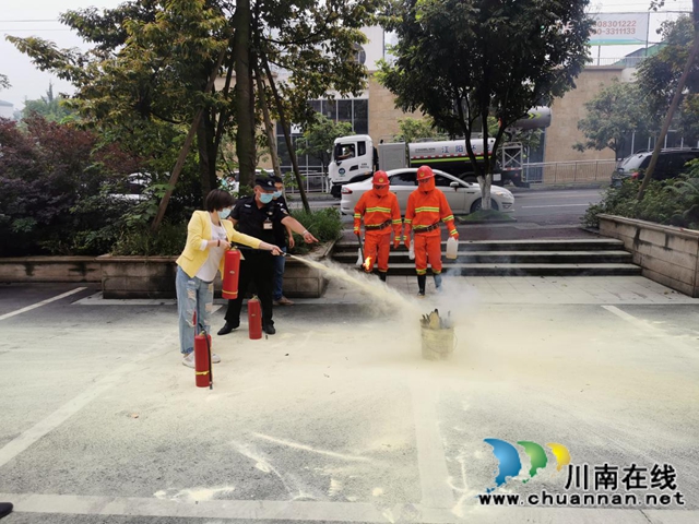 江陽區(qū)華陽街道：消防演練提升全民消防意識(圖2)