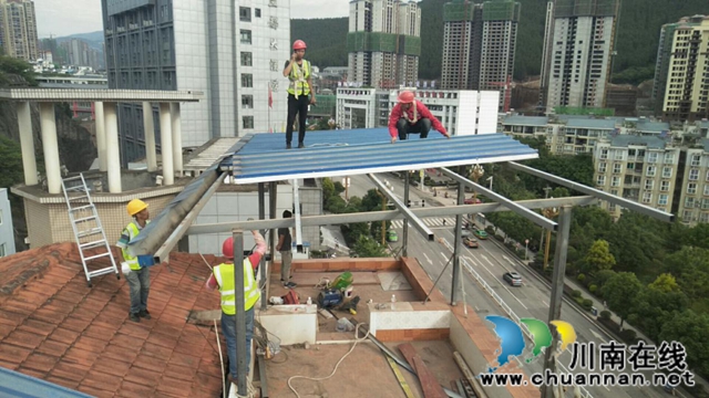 古藺縣綜合行政執(zhí)法局拆除違法建設(shè)：消除安全隱患  改善城市容貌