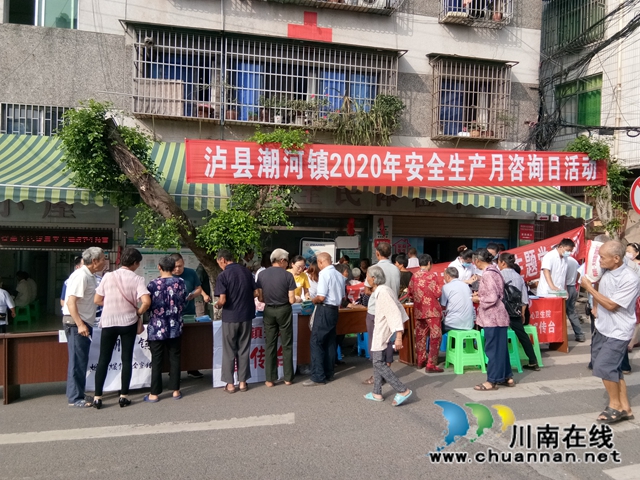瀘縣潮河鎮(zhèn)開展安全生產(chǎn)月咨詢?nèi)栈顒?圖2)