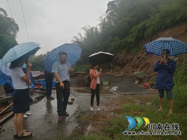 納溪區(qū)自然資源和規(guī)劃分局扎實開展雨后地質(zhì)災害巡查工作