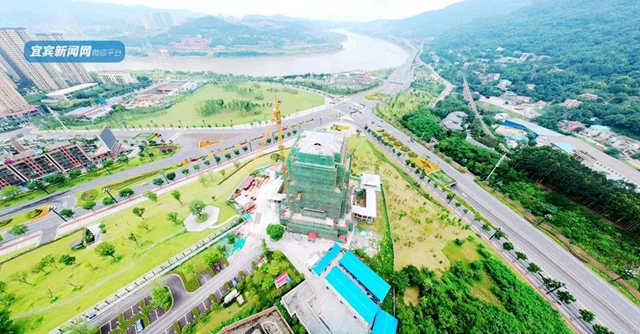 宜賓這個新地標建筑封頂了！(圖2)