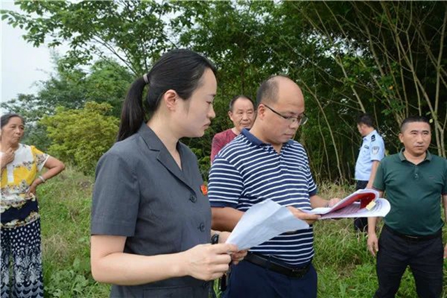 江陽法院巡回審判：林地里走來“親切法官”！(圖8)