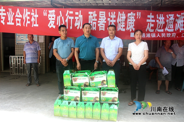 江陽區(qū)：葡萄送到敬老院，讓老人感受夏日清涼(圖3)