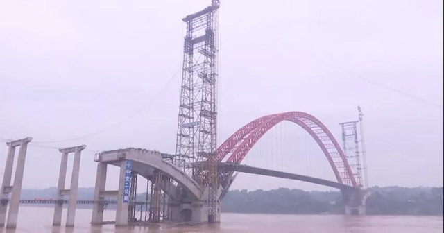 瀘州這座“世界之最”大橋，將于年底貫通！(圖6)