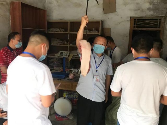 1500余斤！宜賓集中銷毀一批未經檢疫和檢驗豬肉(圖3)