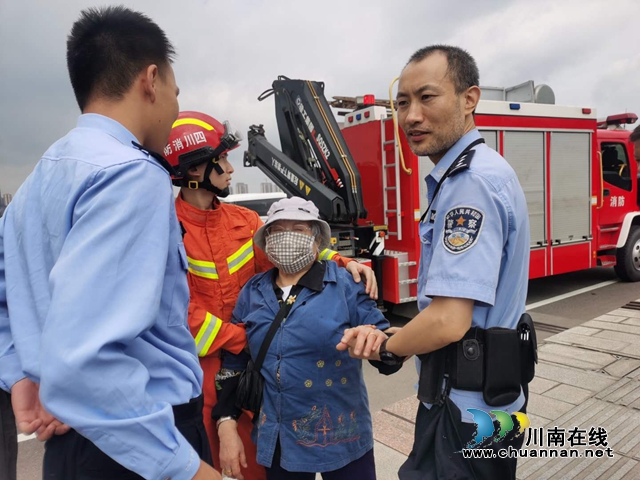 兩人在瀘州國窖大橋上輕生！一人已跳入江中，一人被當場救下！(圖3)