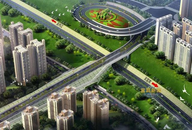 好消息！宜賓這座跨線橋國慶節(jié)半幅通車！(圖2)