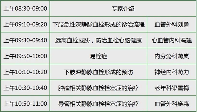 【義診預(yù)告】10月13日，預(yù)防血栓，讓生命流動(圖9)