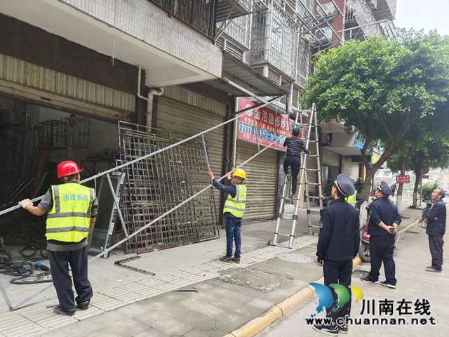 古藺：開展戶外廣告專項(xiàng)整治 助力省級文明城市創(chuàng)建(圖3)