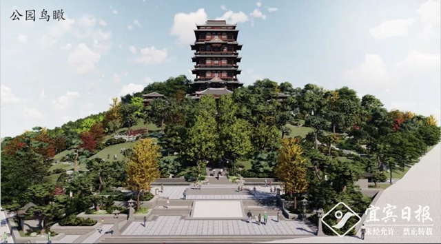 宜賓又一新地標(biāo)即將完工！亮燈時間……(圖2)