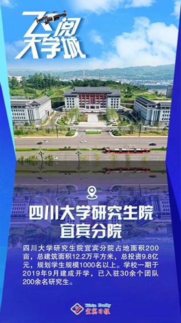 燃！飛上云端看宜賓大學(xué)城(圖5)