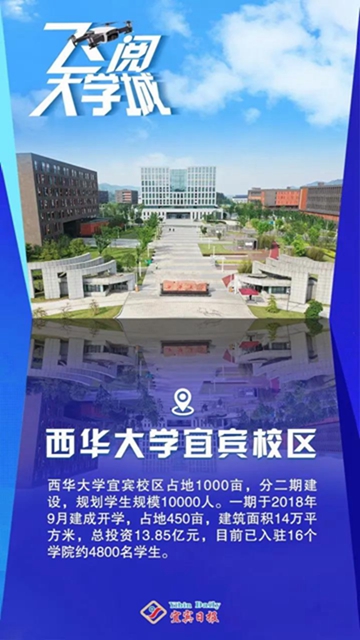 燃！飛上云端看宜賓大學(xué)城(圖4)