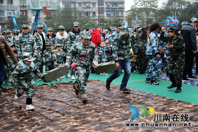 龍馬潭這個幼兒園的“軍事親子運動會”，真嗨！(圖8)