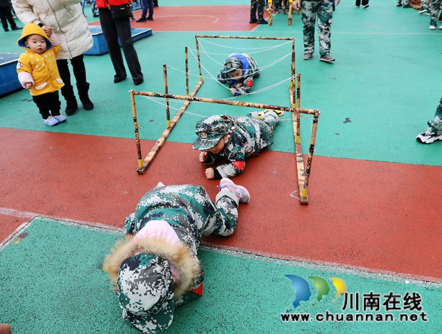 龍馬潭這個幼兒園的“軍事親子運動會”，真嗨！(圖12)