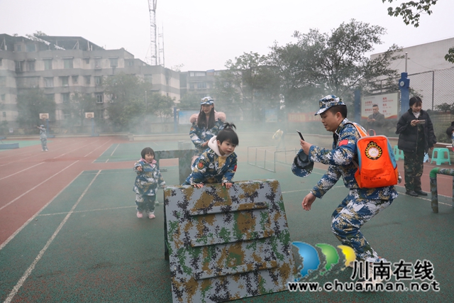 龍馬潭這個幼兒園的“軍事親子運動會”，真嗨！(圖11)