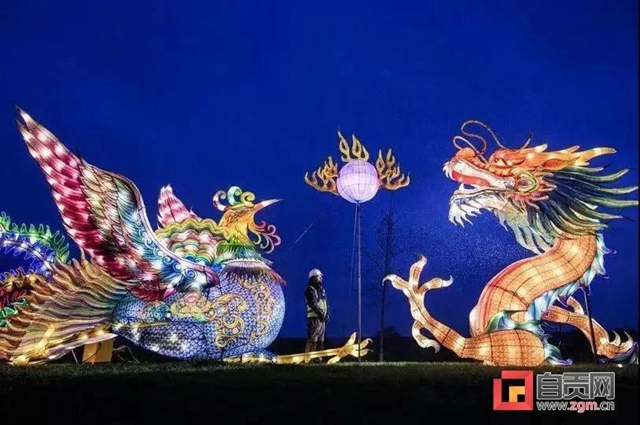 自貢彩燈又走出國門！猜猜這次點亮了哪里？(圖3)