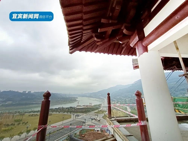 正式亮相！宜賓主城區(qū)又一新地標(biāo)來了！唐式樓閣，古色古香！(圖8)