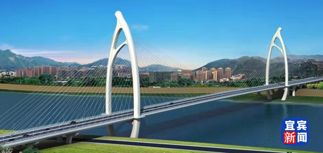 宜賓這座跨江大橋即將合龍！(圖5)