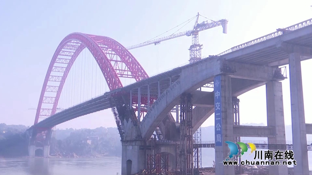 合江長(zhǎng)江公路大橋主體全線貫通！(圖5)